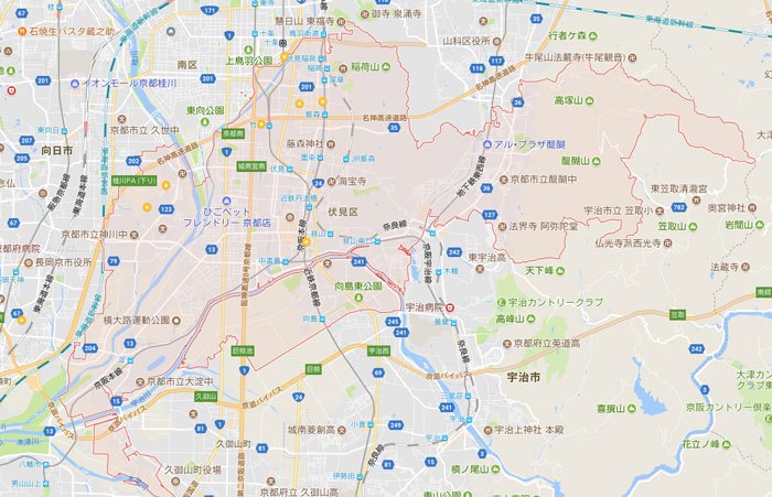 パソコン修理やパソコン設定 京都市伏見区 もご対応地域です