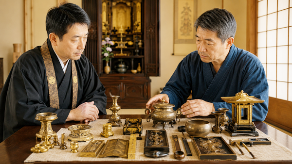 仏具一式の補修相談事例