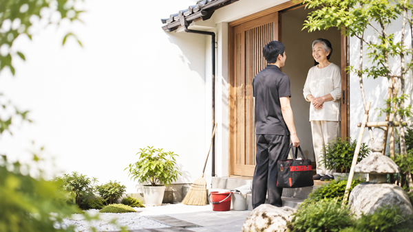 京都べんり屋 かのんのスタッフが訪問するイメージ